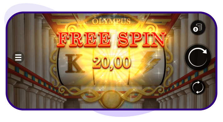 Olympus Reels slot bonus