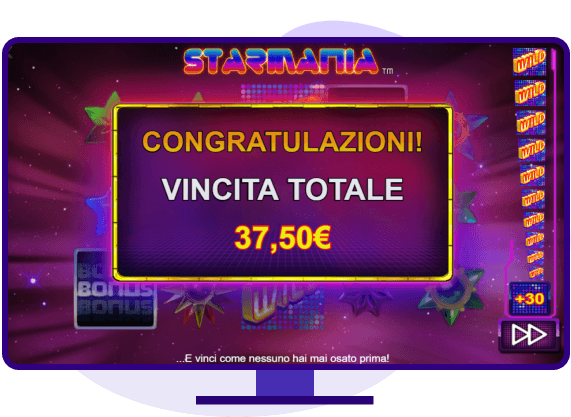 Starmania slot bonus