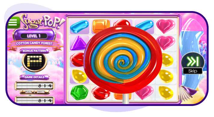 Sugar Pop slot bonus