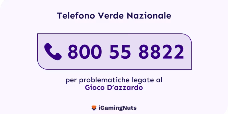 Telefono Verde Ludopatia
