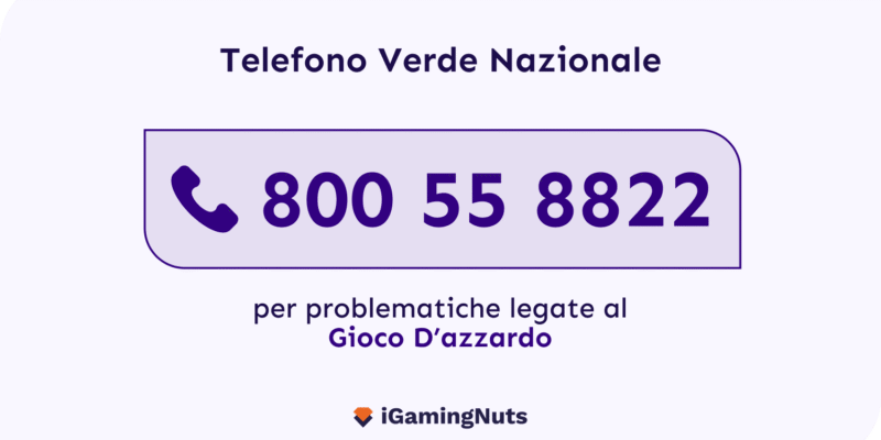 Telefono Verde Ludopatia