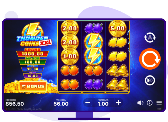 Thunder Coins XXL slot demo