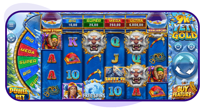 Slot Eurobet 9K Yeti Gold