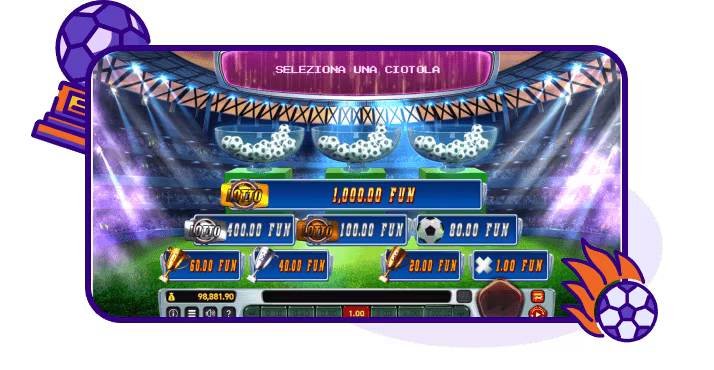 Football Mania Deluxe slot Bonus Lotteria Calcistica