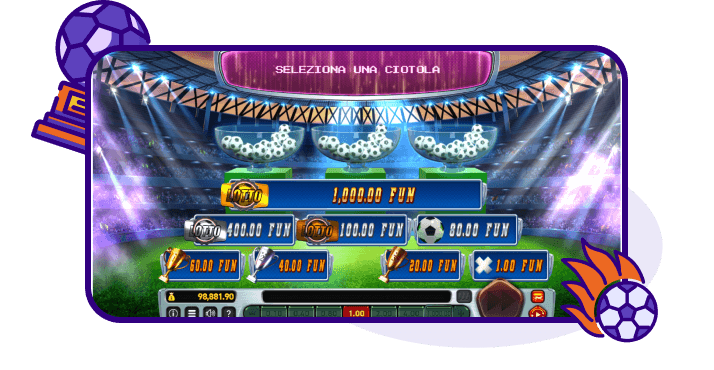Football Mania Deluxe slot Bonus Lotteria Calcistica