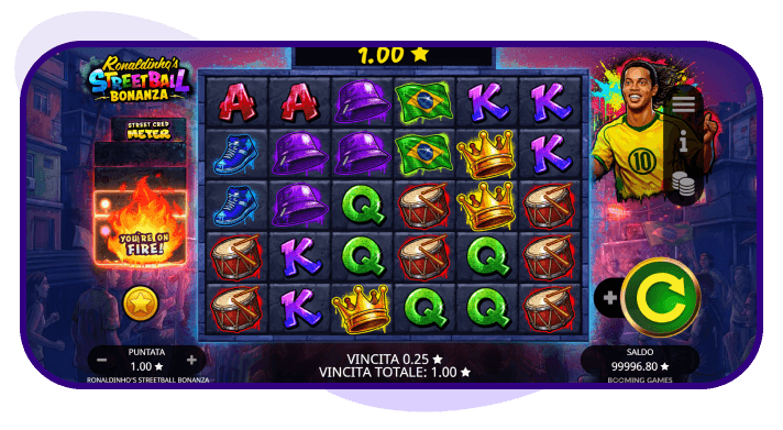 Ronaldinho Streetball Bonanza slot demo