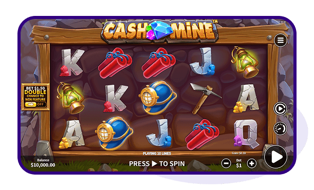 Cash Mine slot bonus
