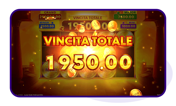 Luxor Gold slot bonus