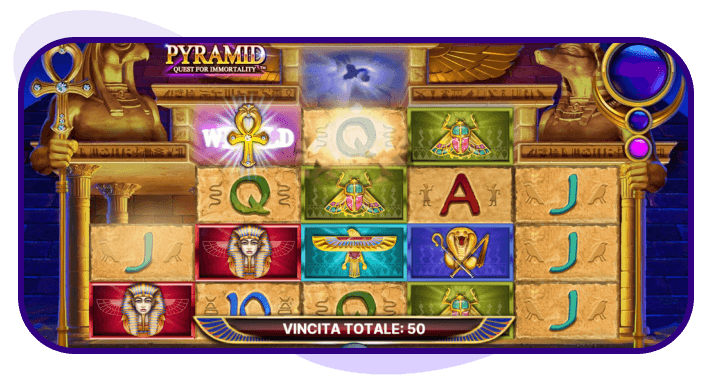 Pyramid Quest for Immortality slot bonus