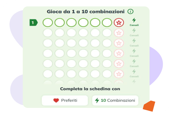 Schedina Superenalotto