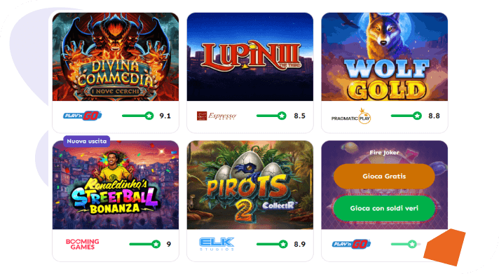 Slot Frutta demo