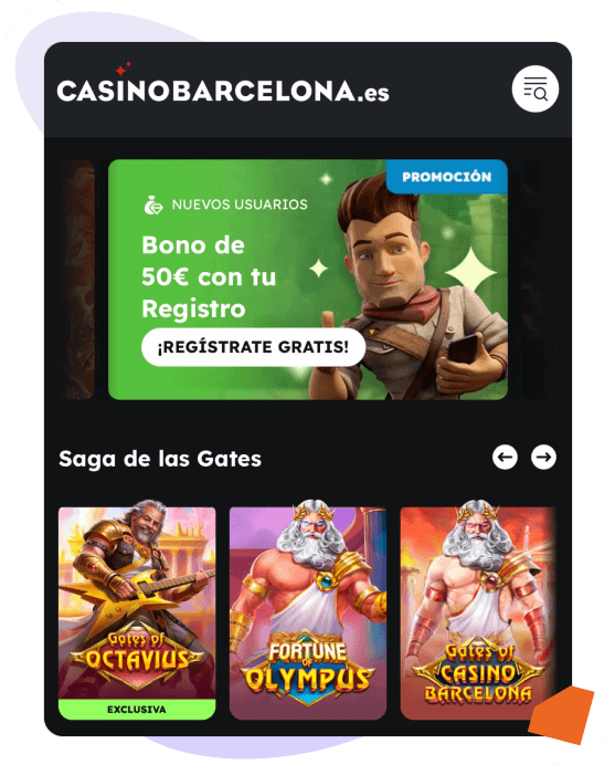 bono sin depósito 50€ Casino Barcelona