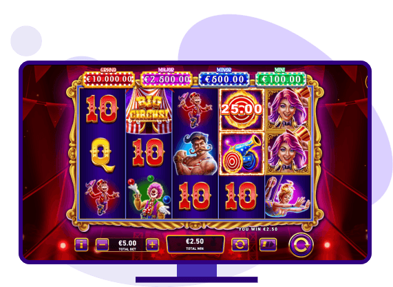 mega fire blaze big circus tragaperras gratis online