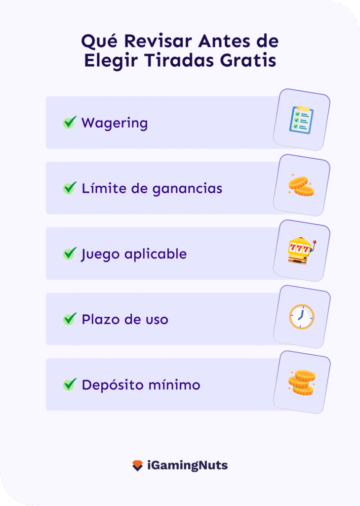 que revisar en las tiradas gratis