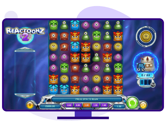 tragaperras Reactoonz 2 gratis
