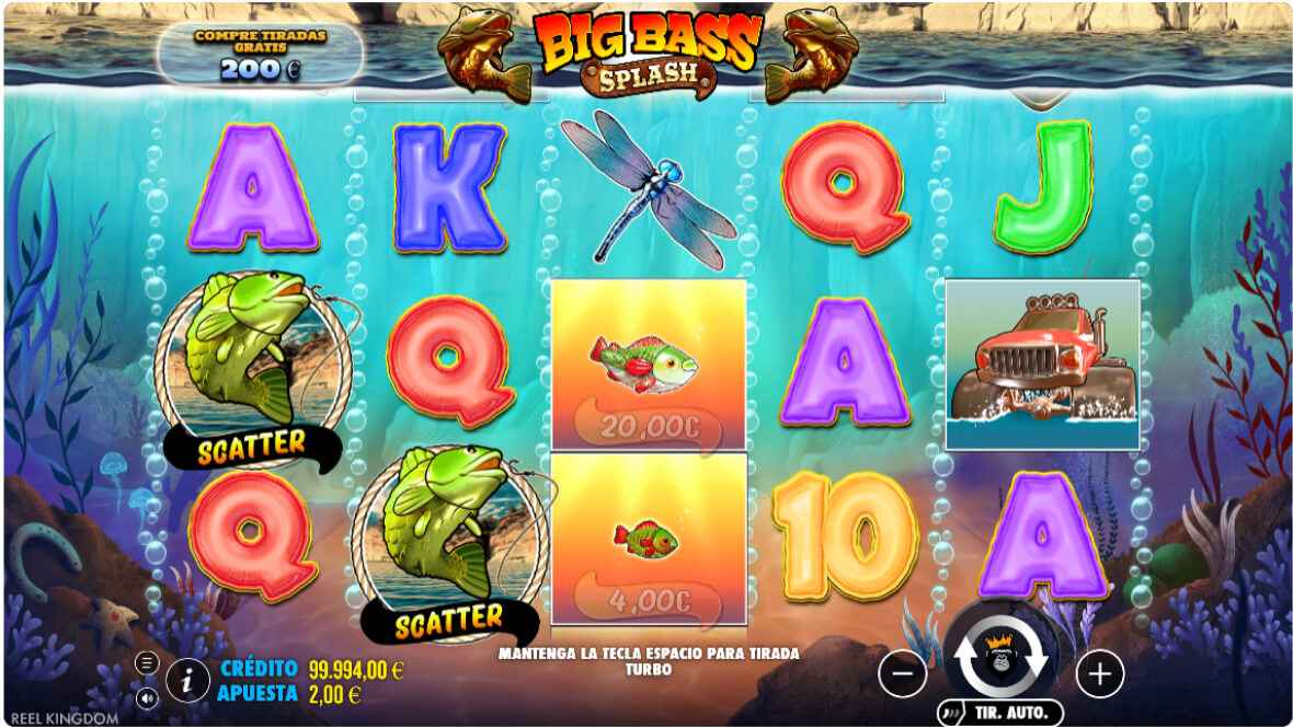 Big Bass Splash Background