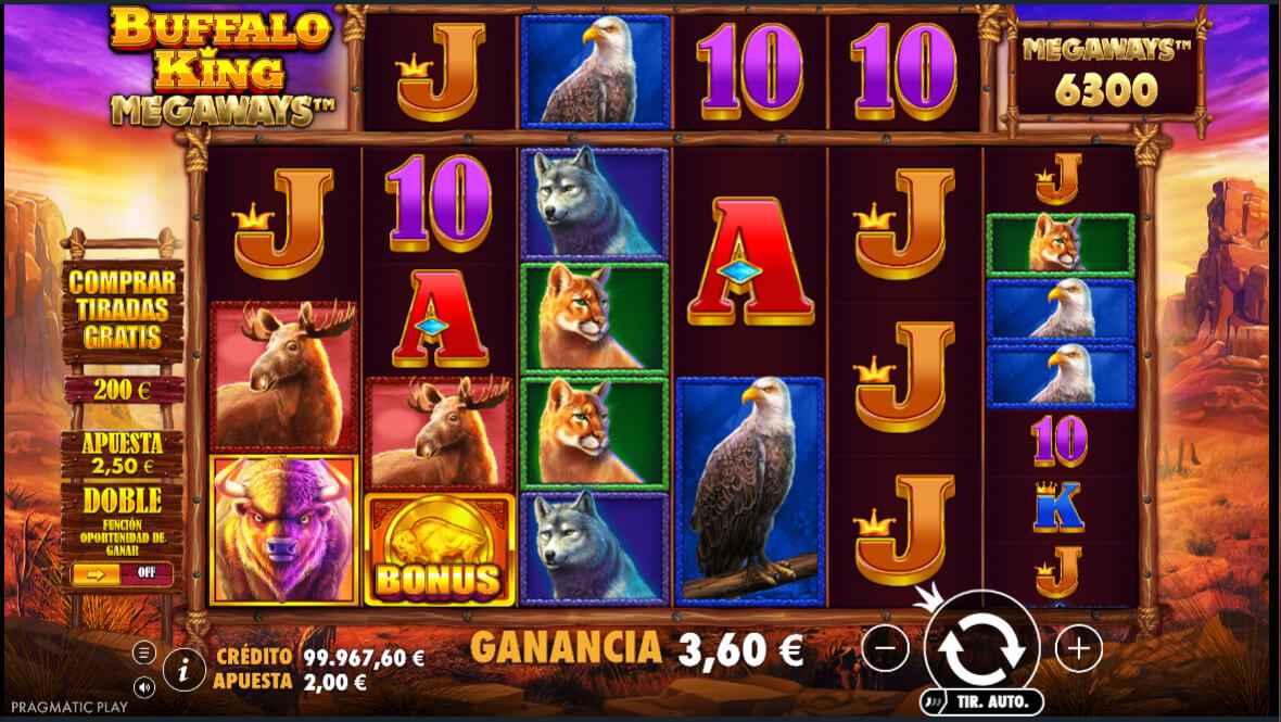 Buffalo King Megaways Background