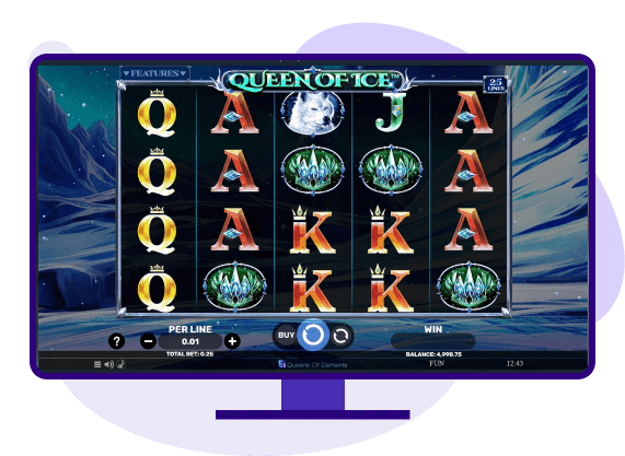 Ice Queen destaca por su rango de apuestas
