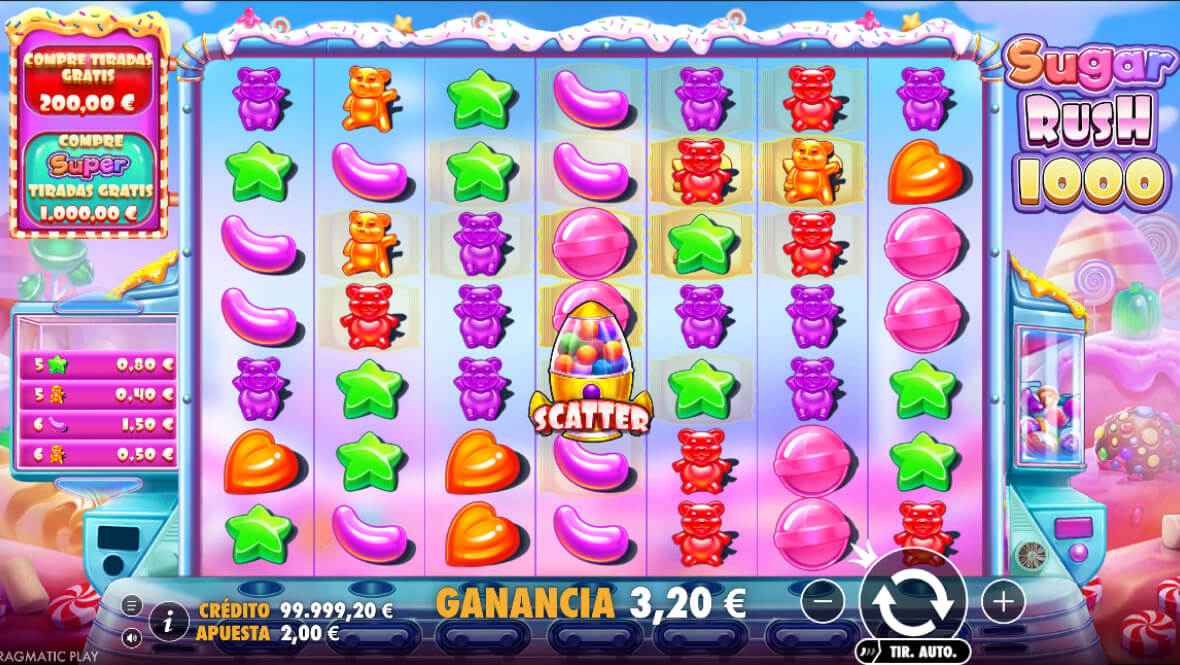 Sugar Rush 1000 Background