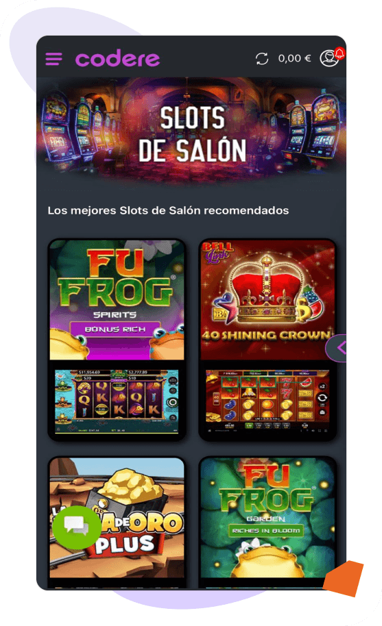 Codere slots online