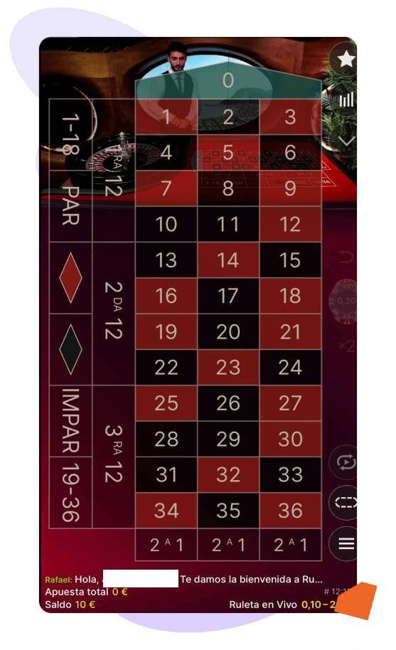 Gran Madrid ruleta en vivo