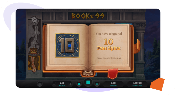 book of 99 tragaperras bonus giros gratis