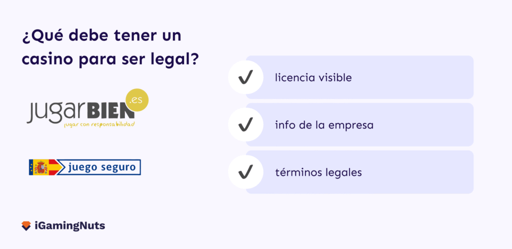 identificar casino legal espana