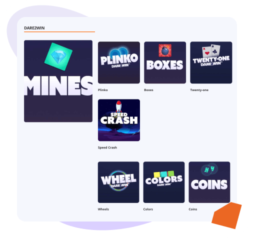 betsson Juegos rápidos e innovaciones (Dare2Win)