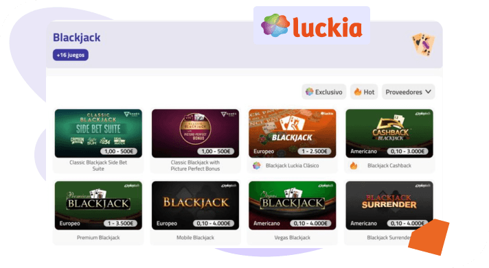 Luckia: mejor casino para blackjack