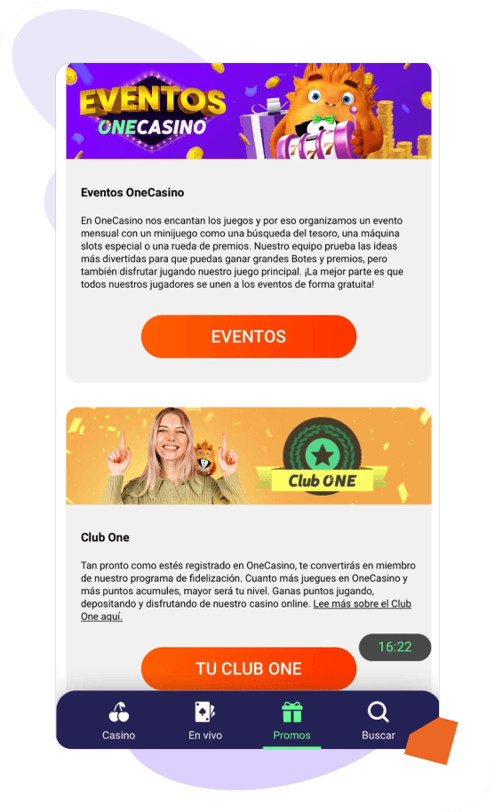 promociones OneCasino