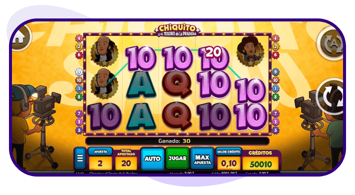 Chiquito y el tesoro de la pradera slot