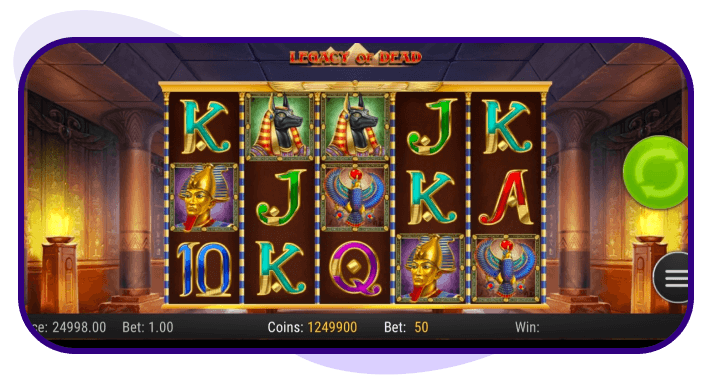 Legacy of Dead slot