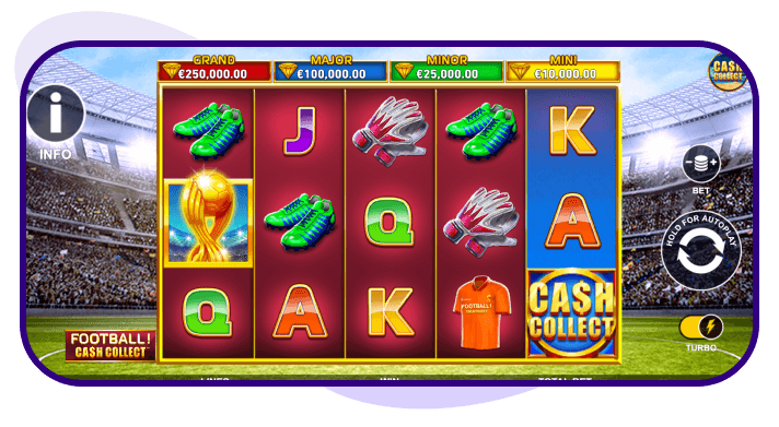 football cash collect bonus