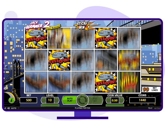 jack hammer 2 tragaperras giros gratis
