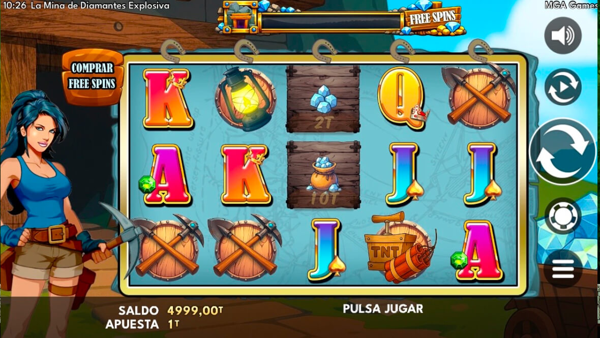 La Mina de Diamantes Explosiva demo gratis
