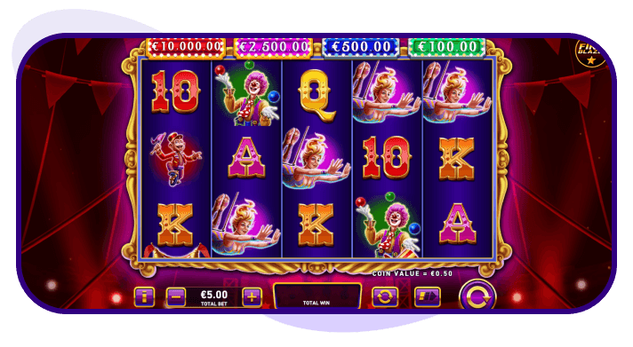 tragaperras Mega Fire Blaze Big Circus