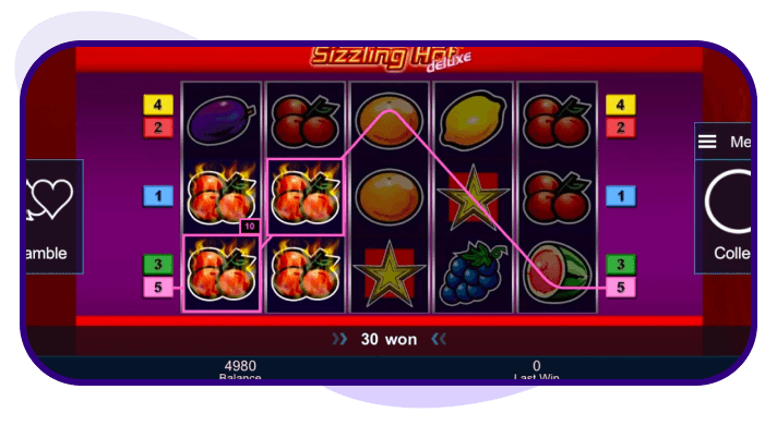 Sizzling Hot Deluxe bonus