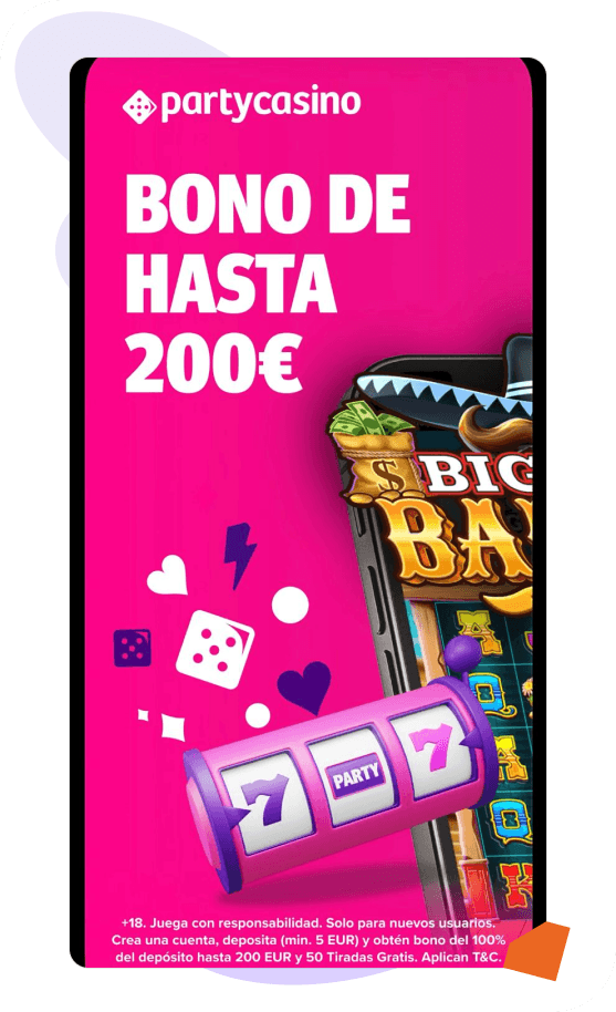 PartyCasino bono de bienvenida