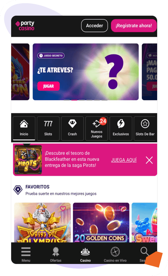 PartyCasino tragaperras