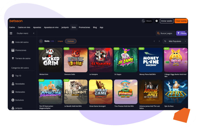 tragaperras de Hacksaw en Betsson